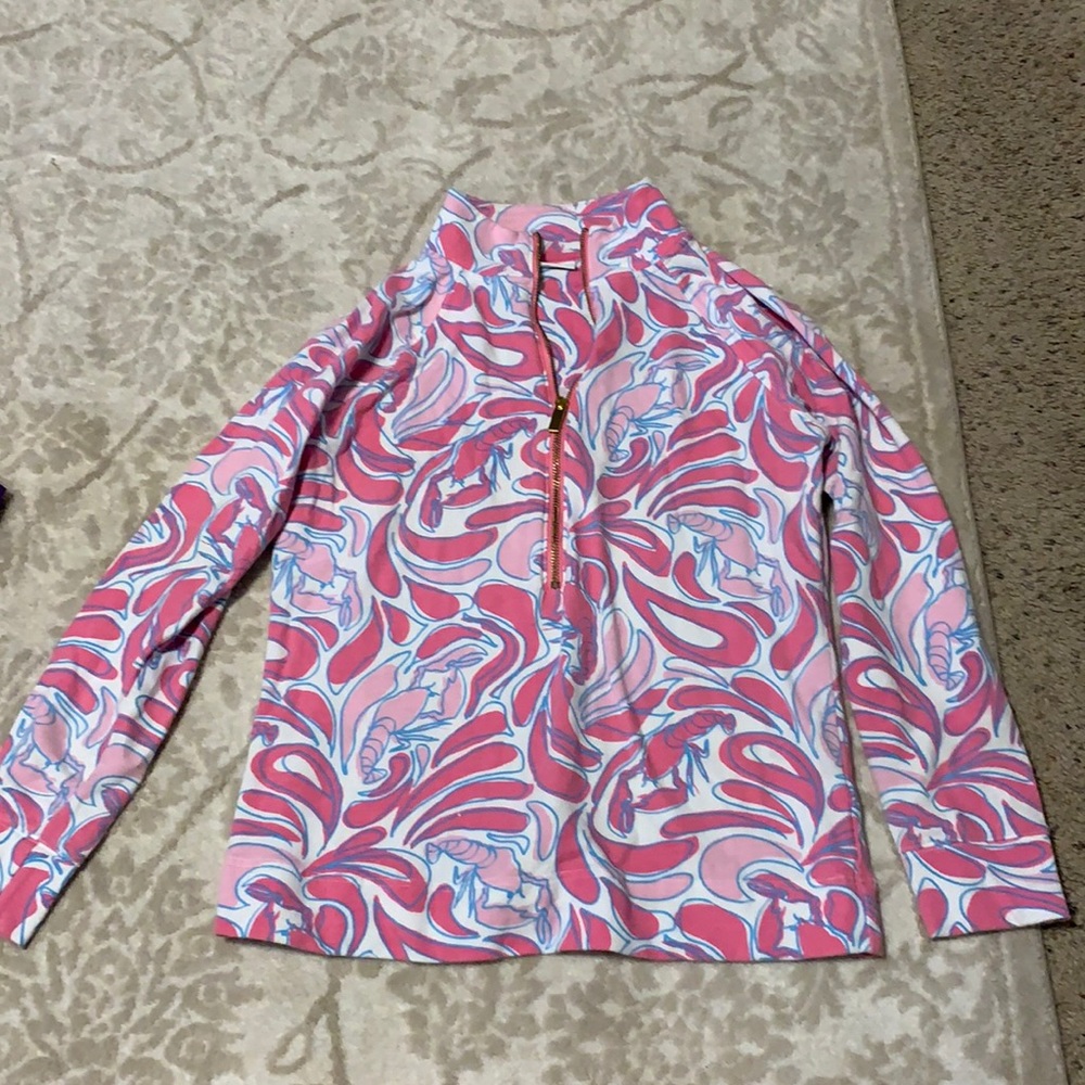 Crown and ivy beach half zip